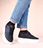 Czarne sneakersy na platformie Avita